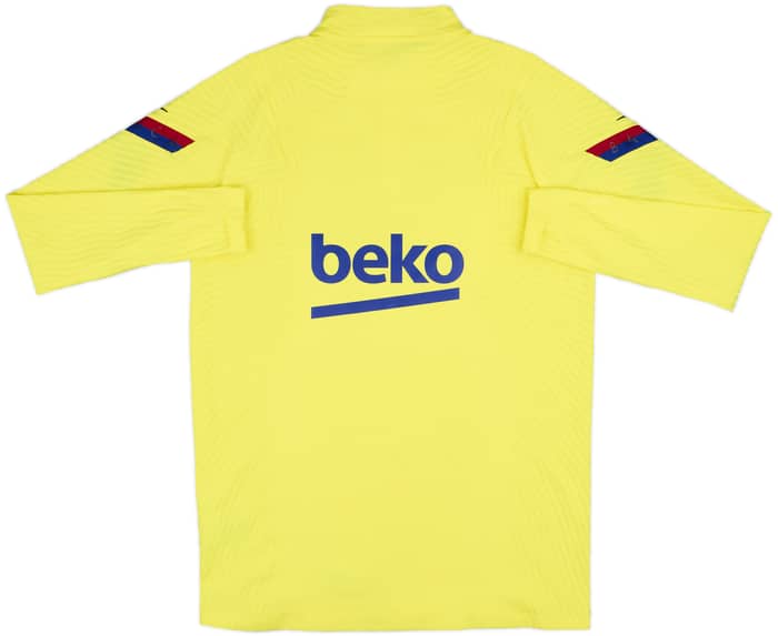 2020-21 Barcelona Nike Vaporknit 1/4 Zip Drill Top - 9/10 - (L)