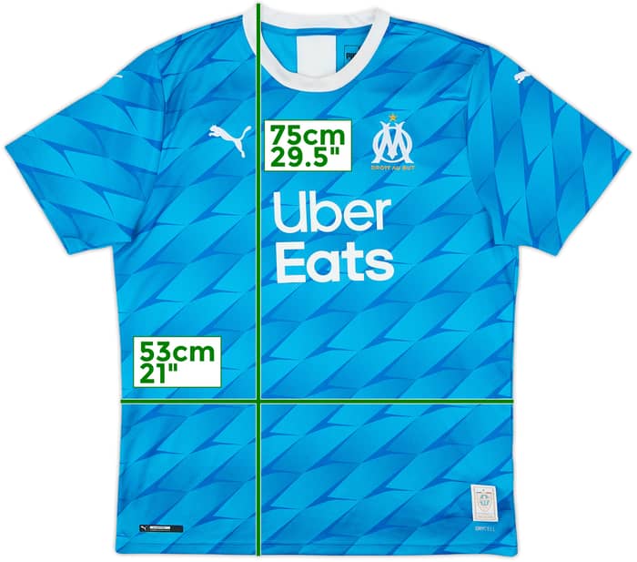 2019-20 Olympique Marseille Away Shirt - 8/10 - (L)