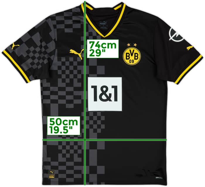 2022-23 Borussia Dortmund Away Shirt - 9/10 - (M)