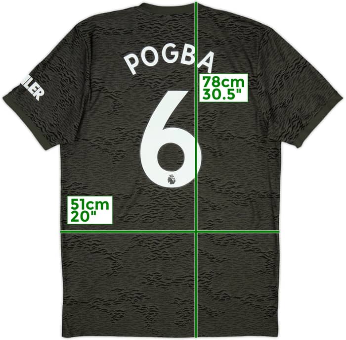 2020-21 Manchester United Away Shirt Pogba #6 - 8/10 - (L)