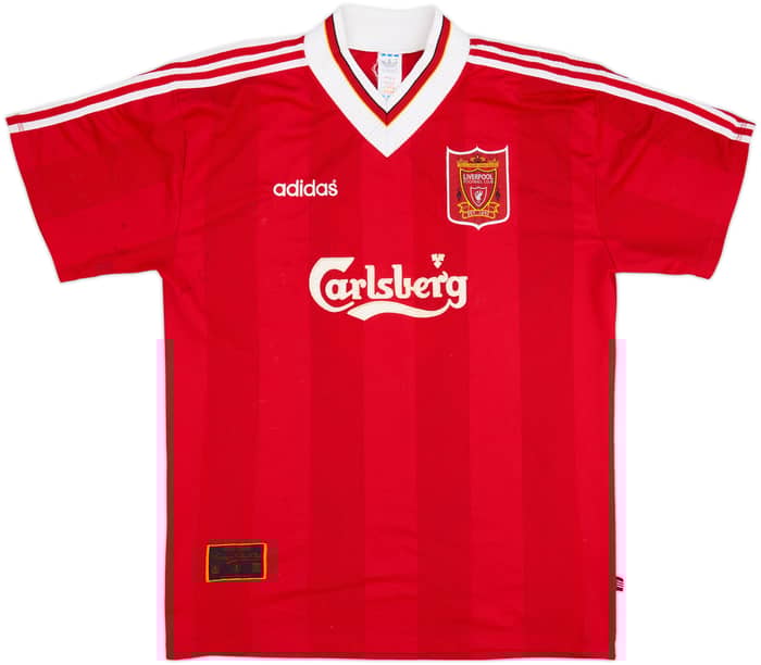 1995-96 Liverpool Home Shirt Rush #9 - 7/10 - (XL)