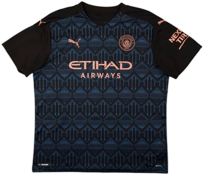 2020-21 Manchester City Away Shirt Kun Aguero #10 - 8/10 - (XL)