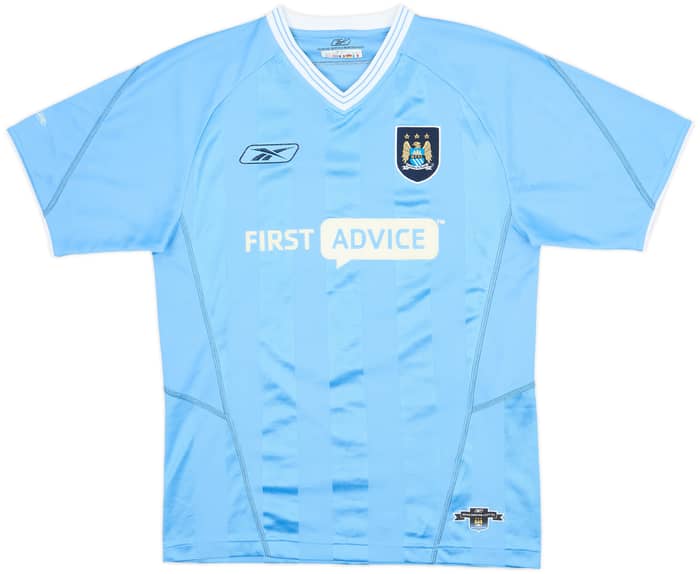 2003-04 Manchester City Home Shirt Anelka #39 - 7/10 - (S)