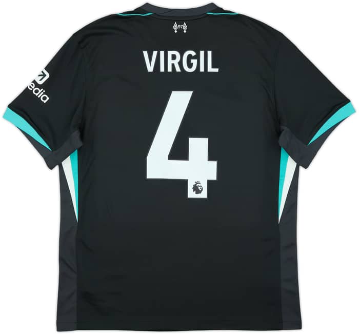 2024-25 Liverpool Away Shirt Virgil #4 - 10/10 - (L)