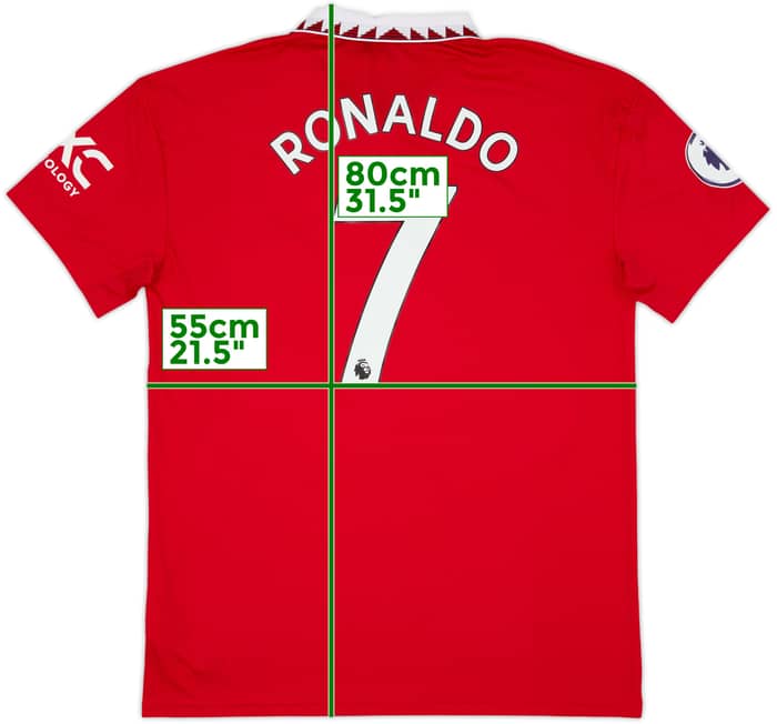 2022-23 Manchester United Home Shirt Ronaldo #7 - 10/10 - (XXL)