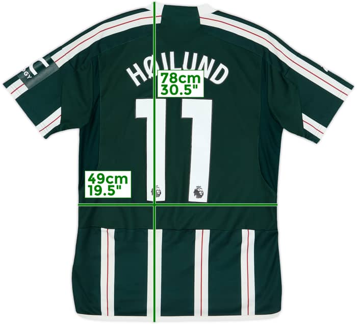 2023-24 Manchester United Away Shirt Hojlund #11 - 8/10 - (M)