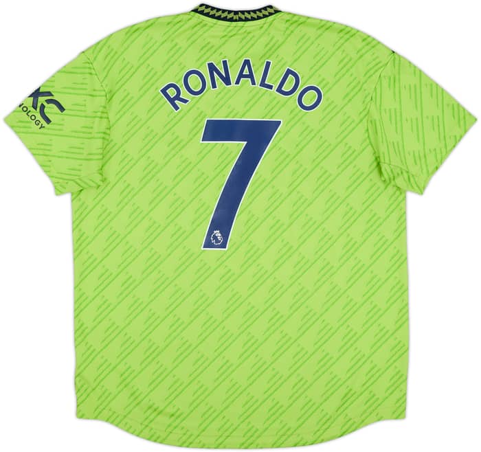2022-23 Manchester United Authentic Third Shirt Ronaldo #7 - 8/10 - (XL)