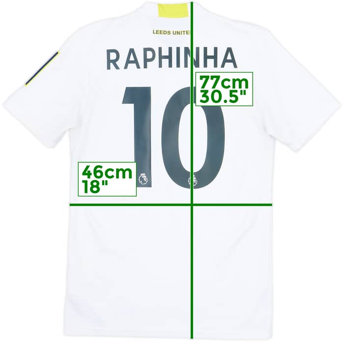 2021-22 Leeds United Home Shirt Raphinha #10 - 6/10 - (S)
