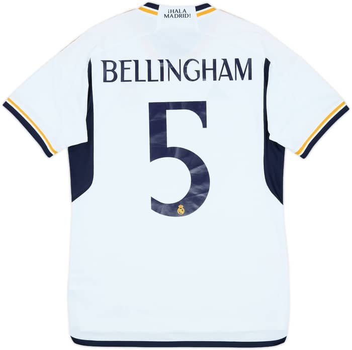 2023-24 Real Madrid Home Shirt Bellingham #5 - 8/10 - (M)
