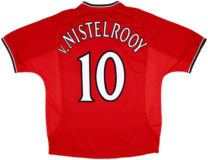 2000-02 Manchester United Home Shirt V.Nistelrooy #10 - 8/10 - (L)