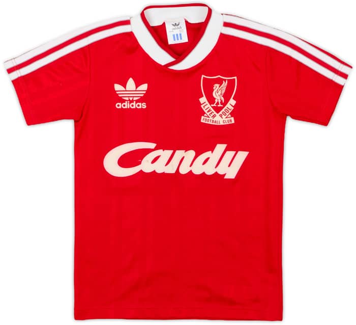 1988-89 Liverpool Home Shirt - 8/10 - (S.Boys)