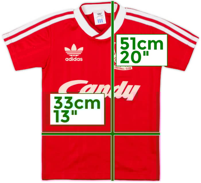 1988-89 Liverpool Home Shirt - 8/10 - (S.Boys)