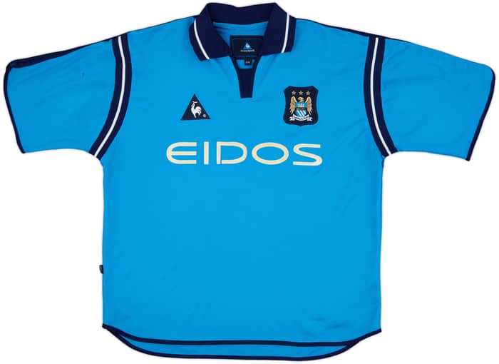 2001-02 Manchester City Home Shirt - 8/10 - (L)