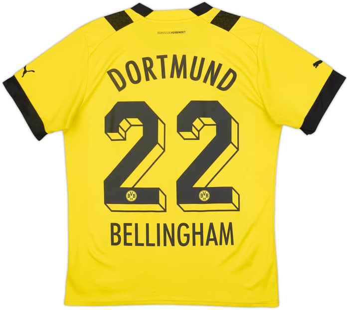2022-23 Dortmund Home Shirt Bellingham #22 - 6/10 - (S)