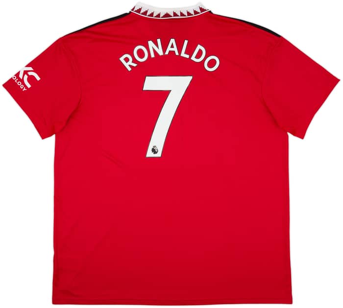 2022-23 Manchester United Home Shirt Ronaldo #7 - 8/10 - (XXL)
