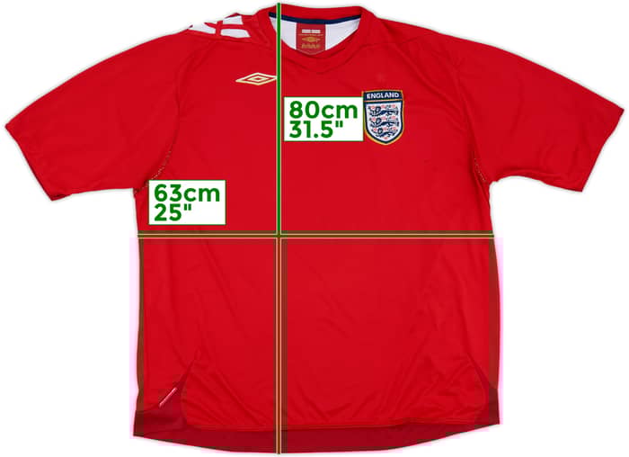 2006-08 England Away Shirt - 4/10 - (3XL)