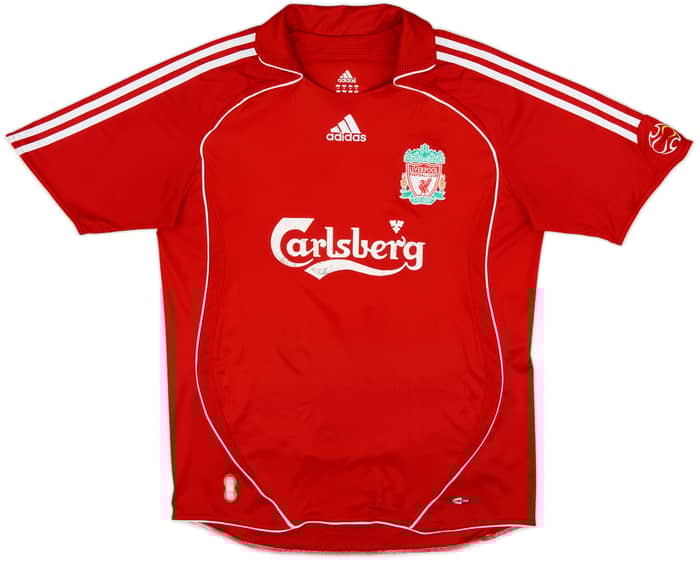 2006-08 Liverpool Home Shirt Gerrard #8 - 5/10 - (M)