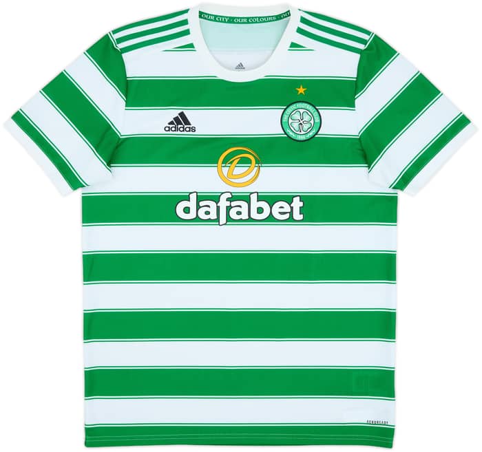 2021-22 Celtic Home Shirt - 8/10 - (L)