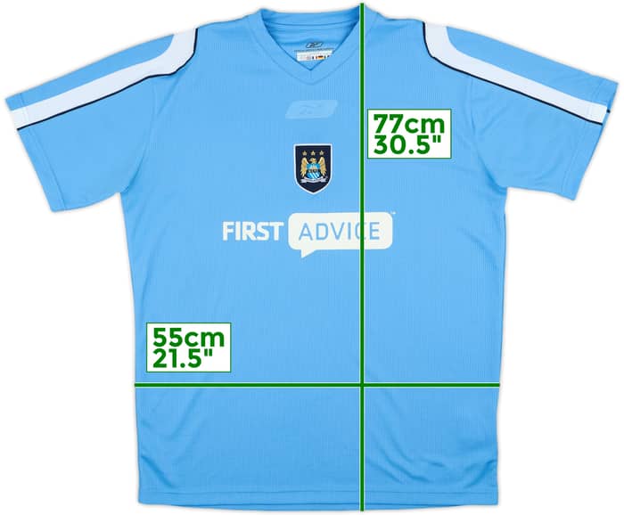 2003-04 Manchester City Reebok Training Shirt - 4/10 - (M)