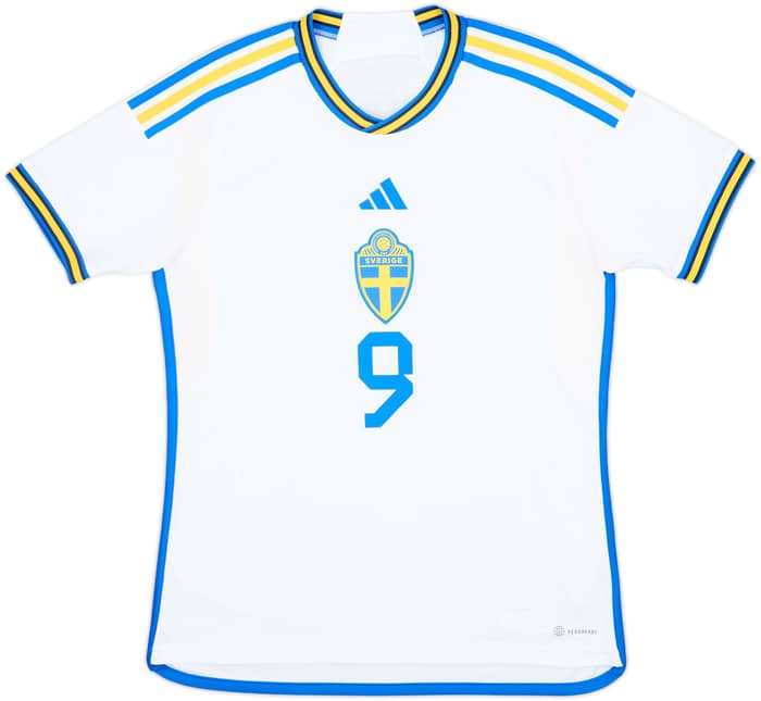 2022-23 Sweden Away Shirt Isak #9 - 10/10 - (M)
