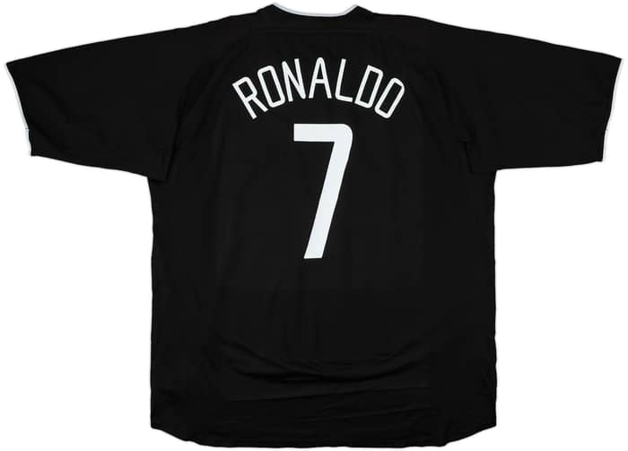 2003-05 Manchester United Away Shirt Ronaldo #7 - 7/10 - (XXL)