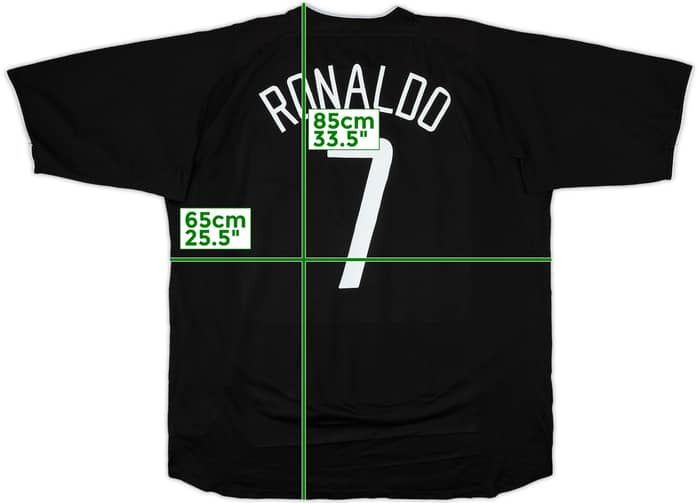 2003-05 Manchester United Away Shirt Ronaldo #7 - 7/10 - (XXL)