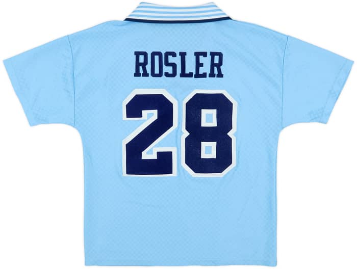 1995-97 Manchester City Home Shirt Rosier #28 - 5/10 - (Y)