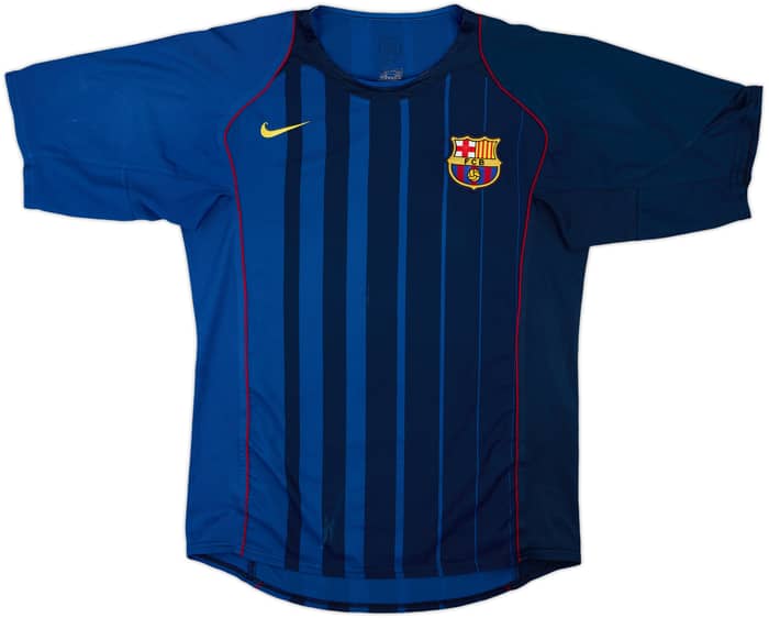 2004-05 Barcelona Away Shirt Ronaldinho #10 - 7/10 - (M)