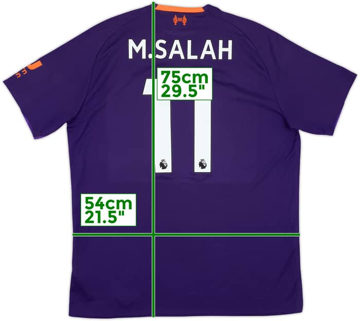 2018-19 Liverpool Away Shirt M.Salah #11 - 8/10 - (L)