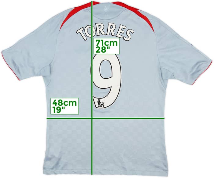 2008-09 Liverpool Away Shirt Torres #9 - 5/10 - (L)
