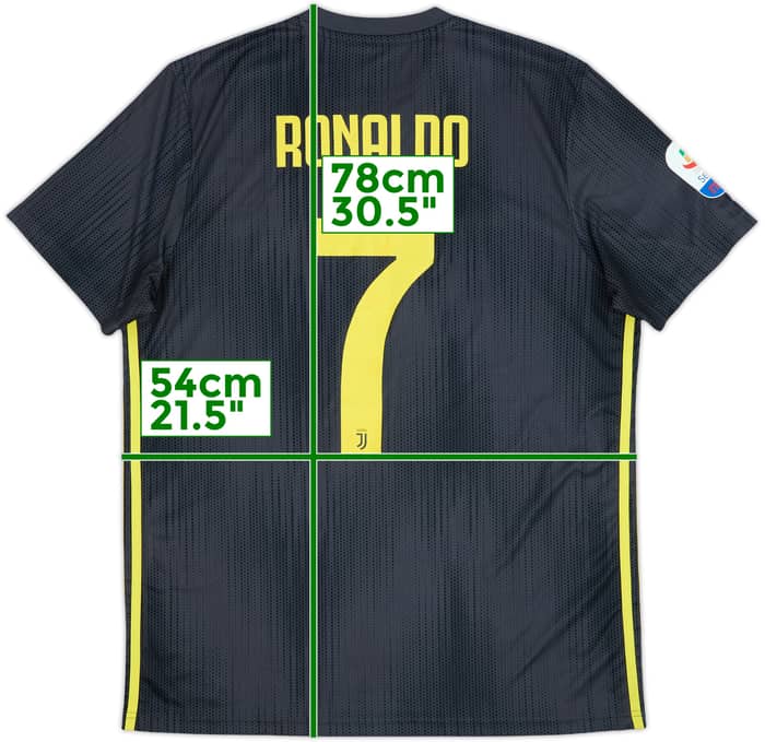 2018-19 Juventus Third Shirt Ronaldo #7 - 6/10 - (L)