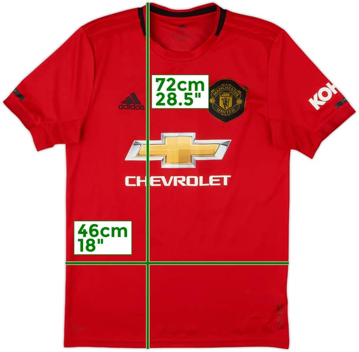2019-20 Manchester United Home Shirt #18 - 8/10 - (S)
