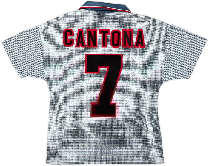 1995-96 Manchester United Away Shirt Cantona #7 - 8/10 - (Y)