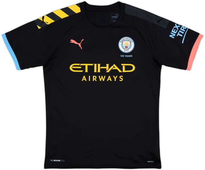 2019-20 Manchester City Away Shirt Kun Aguero #10 - 8/10 - (M)