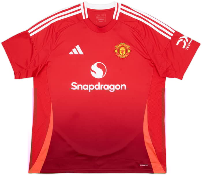 2024-25 Manchester United Home Shirt B.Fernandes #8 - 7/10 - (XXL)