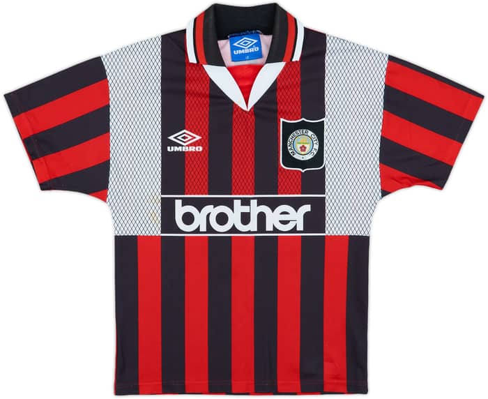 1994-96 Manchester City Away Shirt - 6/10 - (M.Boys)