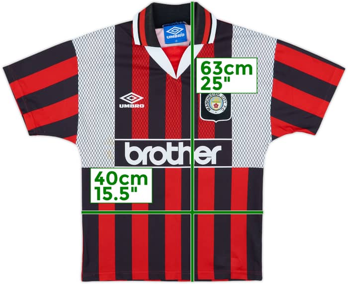 1994-96 Manchester City Away Shirt - 6/10 - (M.Boys)