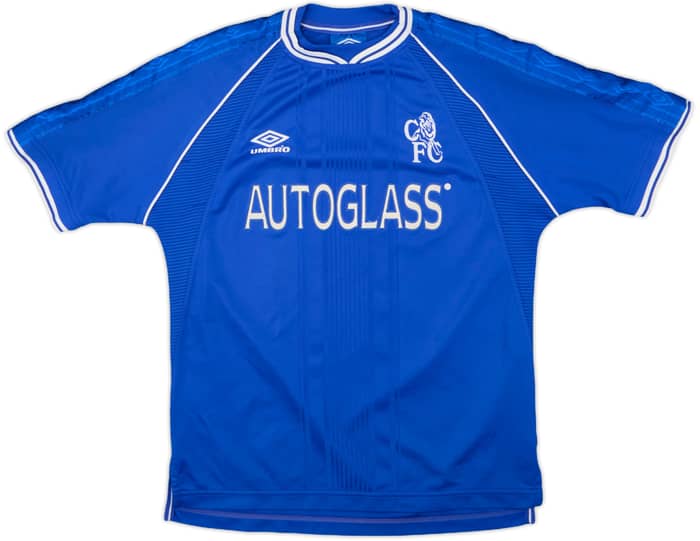 1999-01 Chelsea Home Shirt Zola #25 - 8/10 - (M)