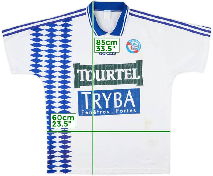 1994-96 Strasbourg Away Shirt - 8/10 - (XL)