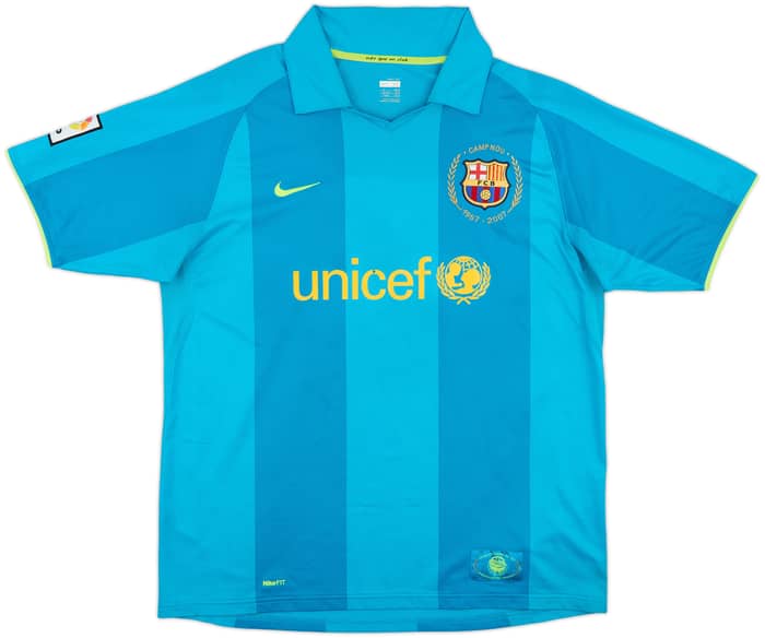 2007-09 Barcelona Away Shirt Ronaldinho #10 - 7/10 - (XL)