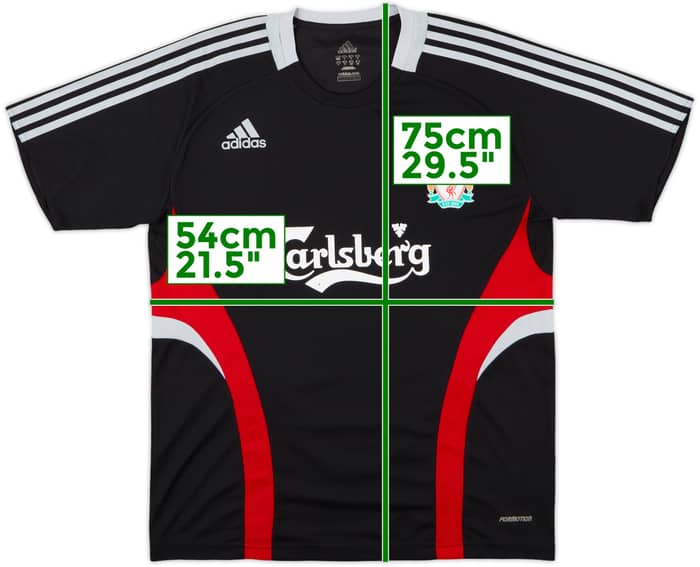 2008-09 Liverpool adidas Formotion Training Shirt - 7/10 - (L)