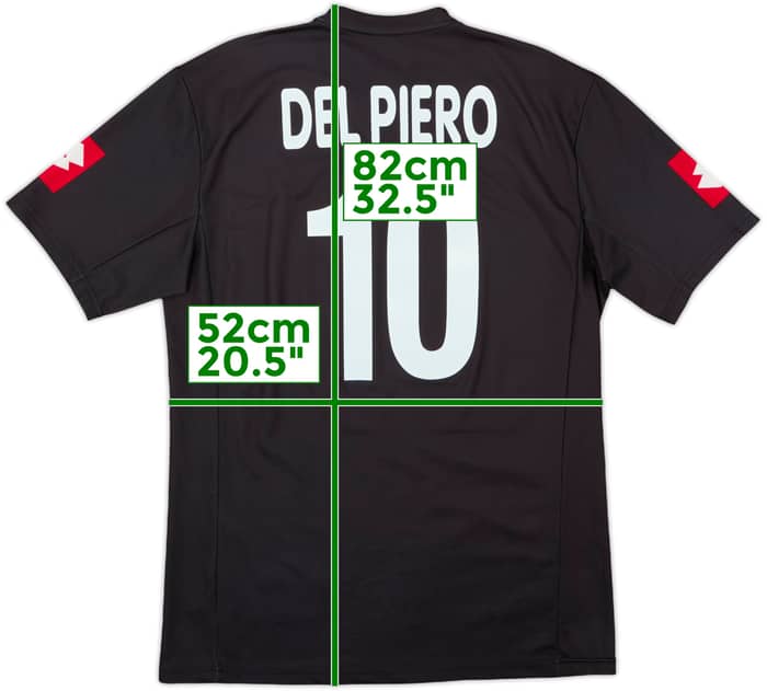 2001-02 Juventus Away Shirt Del Piero #10 - 8/10 - (XL)