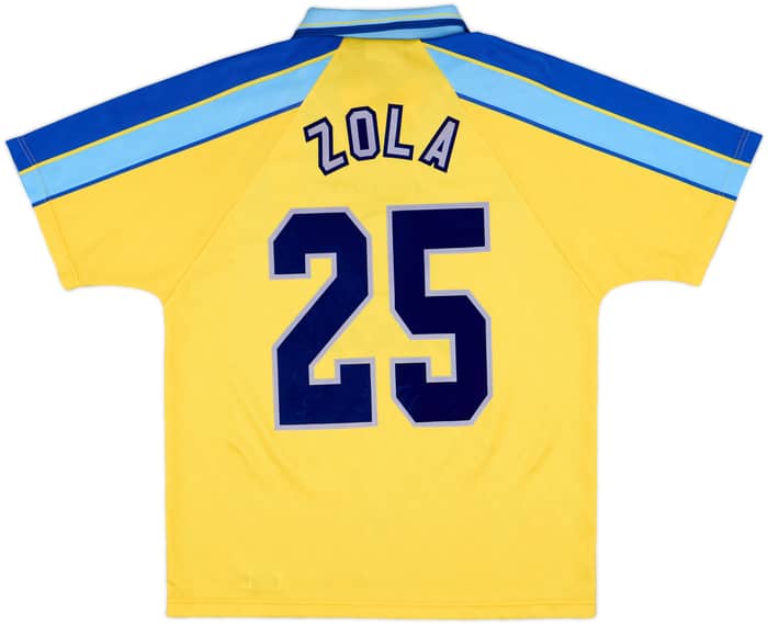 1996-97 Chelsea Away Shirt Zola #25 - 9/10 - (M)