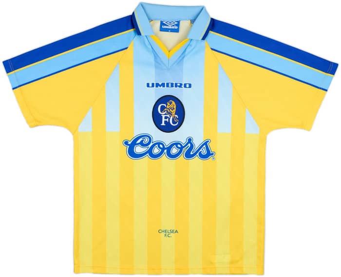 1996-97 Chelsea Away Shirt Zola #25 - 9/10 - (M)