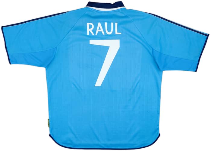 1999-00 Real Madrid Third Shirt Raul #7 - 6/10 - (XL)