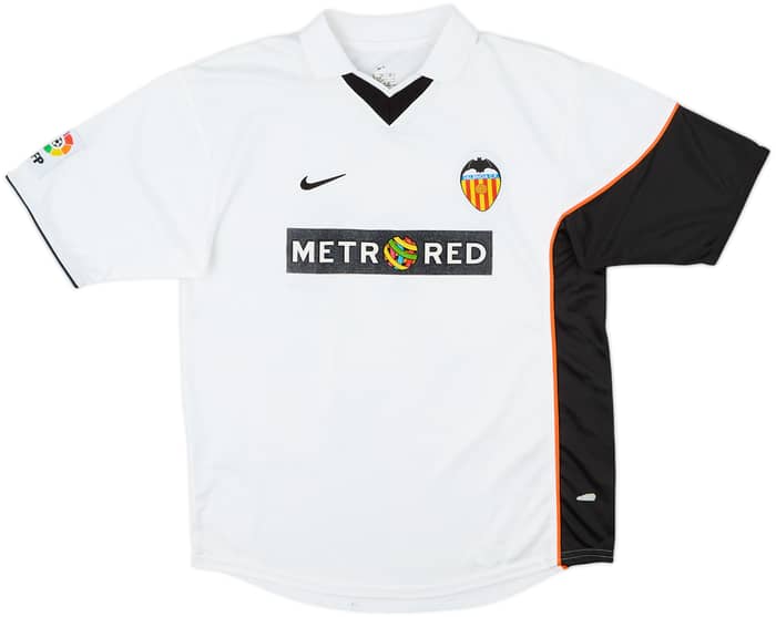 2001-02 Valencia Home Shirt Aimar #21 - 8/10 - (XL.Boys)