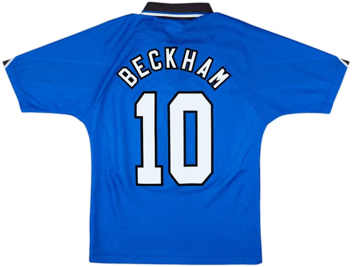 1996-98 Manchester United Third Shirt Beckham #10 - 6/10 - (L)