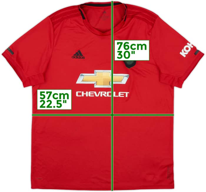 2019-20 Manchester United Home Shirt - 5/10 - (XL)