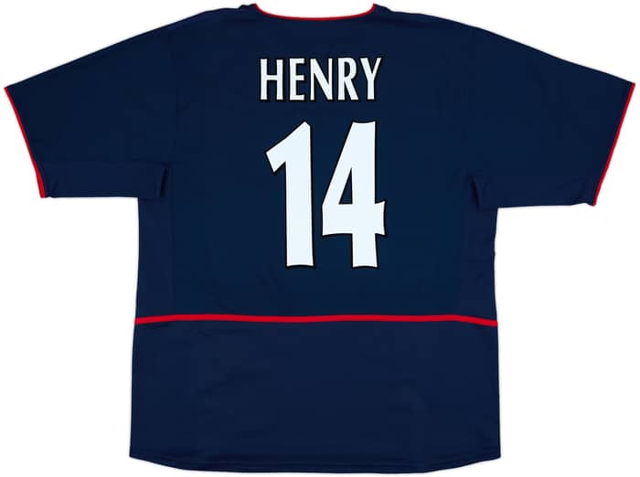 2002-04 Arsenal Away Shirt Henry #14 - 8/10 - (XL)