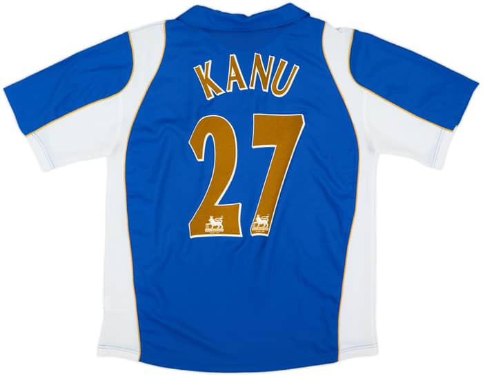 2006-07 Portsmouth Home Shirt Kanu #27 - 9/10 - (L)